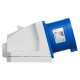Настенная вилка IDE 32А 220V 2Р+E IP44 (2124)