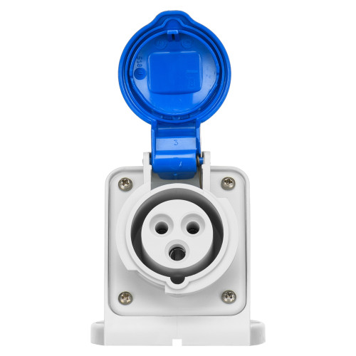 Розетка настінна IDE 16А 220V 2P+E IP44 (2321)