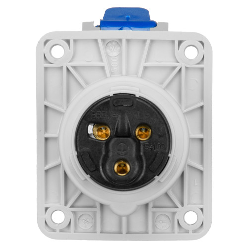 Розетка настінна IDE 16А 220V 2P+E IP44 (2321)
