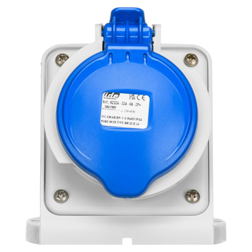 Настенная розетка IDE 32А 220V 2P+E IP44 (2324)