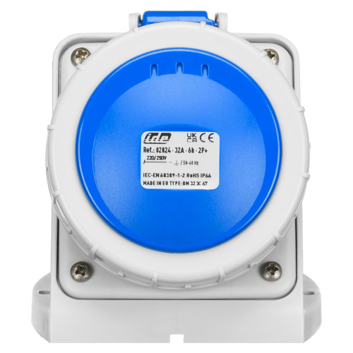 Настенная розетка IDE 32А 220V 2P+E IP67 (2824)