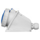 Настенная розетка IDE 32А 220V 2P+E IP67 (2824)