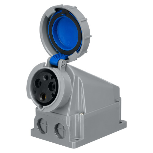 Настенная розетка IDE 3P+E 380V 125A IP67 (3875)