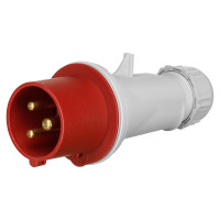 Вилка кабельна IDE MUNDIAL 2P+E 16 А 380–415 В IP44