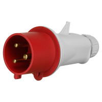 Вилка кабельная IDE 32А 380V 2P+E IP44 (3104)