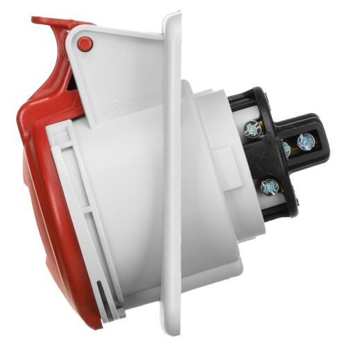 Розетка вбудована похила IDE 16А 380V 2P+E IP44 (3301)
