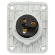 Настенная розетка IDE 16А 380V 2P+E IP44 (3321)