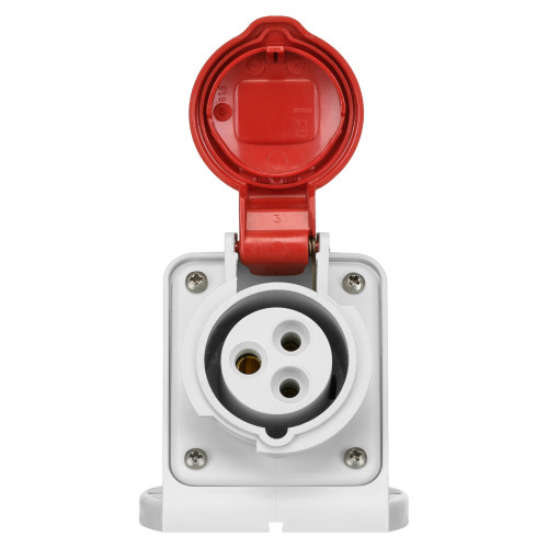 Настенная розетка IDE 16А 380V 2P+E IP44 (3321)