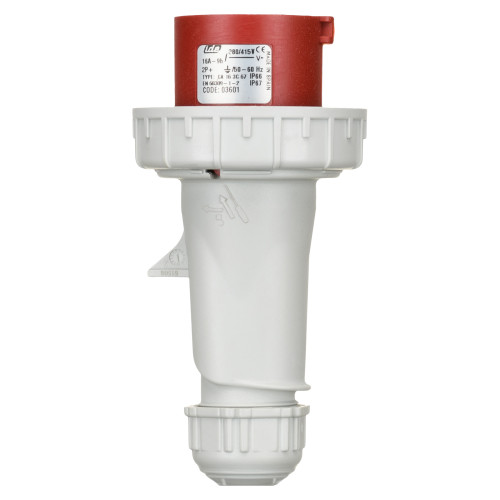 Вилка кабельна IDE 16А 380V 2P+E IP67 (3601)