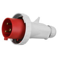 Вилка кабельна IDE 2P+E 380V 32A IP67 (3604)
