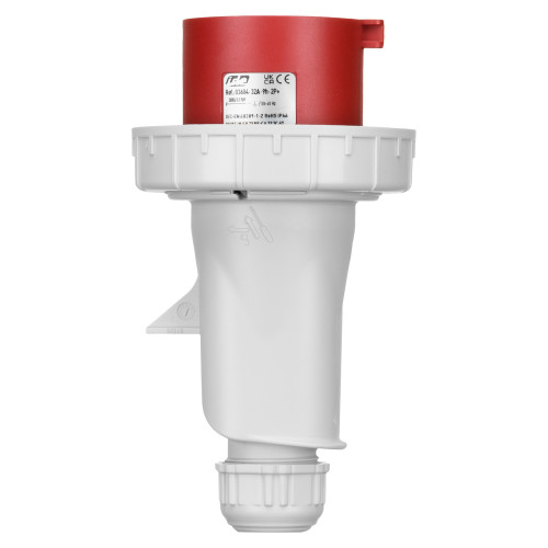Вилка кабельна IDE 2P+E 380V 32A IP67 (3604)