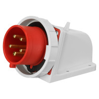 Настінна вилка 32А, 380V, 3P+N+E, IP67, IDE (03626)