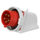Вилка настенная 32А, 380V, 3P+N+E, IP67, IDE (03626)