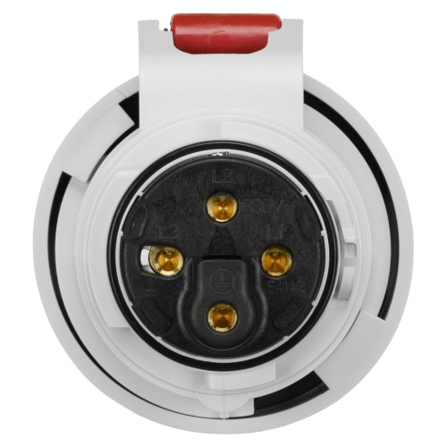 Розетка кабельная IDE 16А 380V 3P+E IP67 (3702)