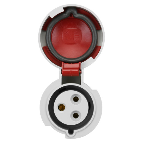 Розетка кабельная IDE 32А 380V 2P+E IP67 (3704)