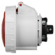 Розетка кабельная IDE 32А 380V 2P+E IP67 (3704)