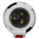 Розетка кабельная IDE 32А 380V 2P+E IP67 (3704)