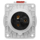 Розетка встраиваемая наклонная IDE 32А 380V 2P+E IP67 (3804)