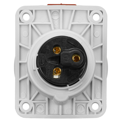 Розетка настінна IDE 16А 380V 2P+E IP67 (3821)
