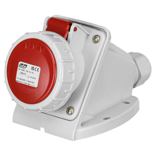 Настенная розетка IDE 32А 380V 2P+T IP67 (3824)