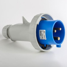 Вилка кабельная IDE 63A 220V 2P+E IP67 (2651)