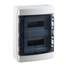 CDN24PT/RR корпус розподільчий (ABS-пластик), 24 модулі (2x12), IP65, з N і PE шинами