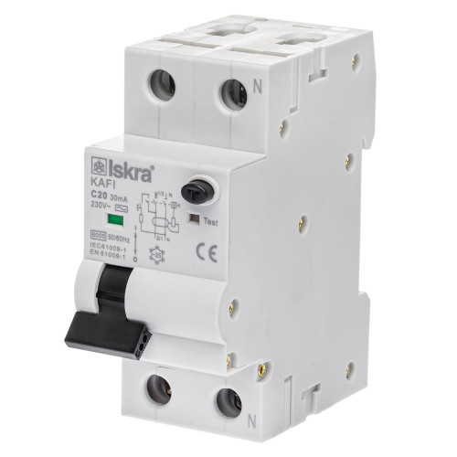 786100999000 діф. автоматичний вимикач KAFI2 AC 1P+N с20A/0,03 (7)