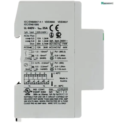R25-22 230, 220-240V 50Hz модульний контактор