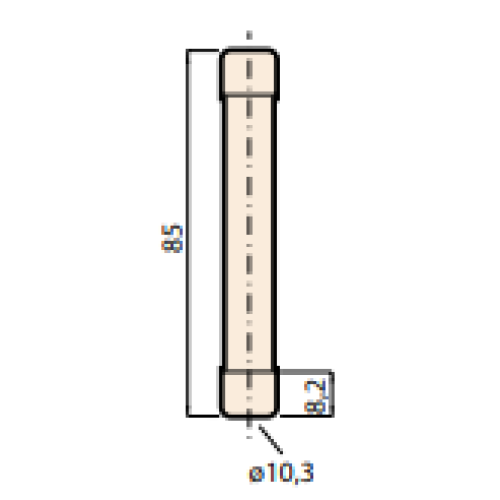 ZE-2625240 запобіжник CH10x85 gPV 15A 1500V UL