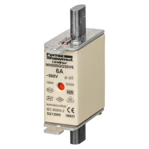 S20 000 13.6 запобіжник плавкий gG NH000 6A