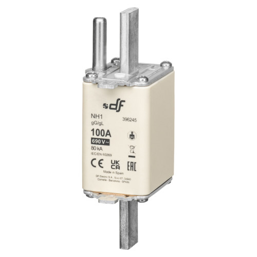 1579100 запобіжник ножевий NH1 gG 100а з бойком