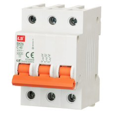 Модульний автоматичний вимикач LS ELECTRIC BKN 3P C40A 6кА