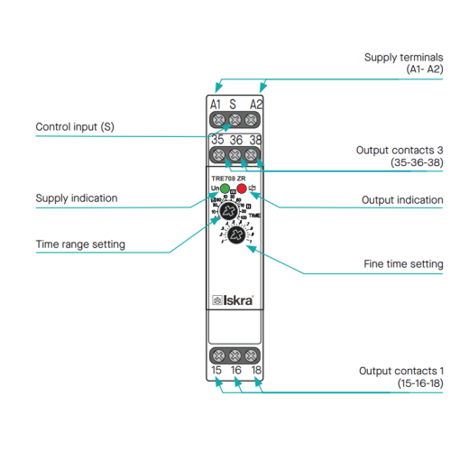 786053082000 реле часу TRE 708 ZR UNI 10s