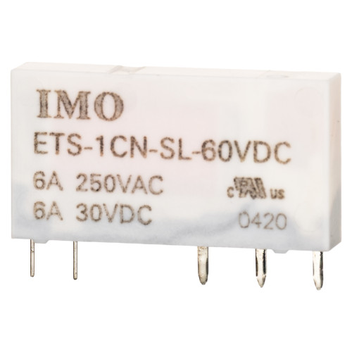 ETS-1CN1-SL-60VDC мініатюрне реле 1CO, 6A, 60VDC