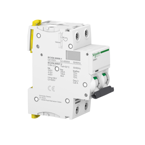 Автоматичний вимикач iC60N 2P 40A C