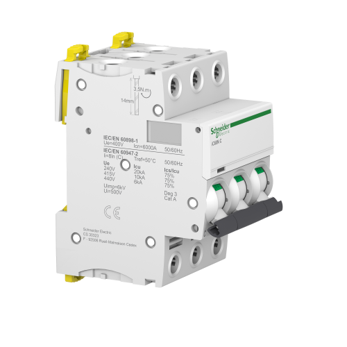 Автоматичний вимикач iC60N 3P 50A C