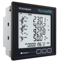 Аналізатор мережі Vector VS IQ RS485 USB 8Mb 2 прог. вих. cl 0,2S 3Ph