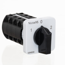 Кулачковий перемикач GC 40A 4P схема 75 (1-0-2)