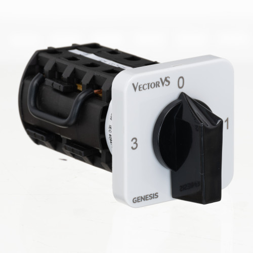 Кулачковий перемикач GC 16A схема 98 (фаз. струми через тс)