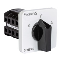 Кулачковий перемикач GC 16A схема 12 (0-Y-Δ)